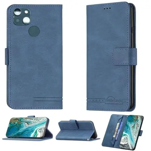 Produktbild: Aroepurt Logic L66 PRO hülle Kompatibel mit Logic L66 PRO Hülle Case Handyhülle Schutzhülle BF09 Blue