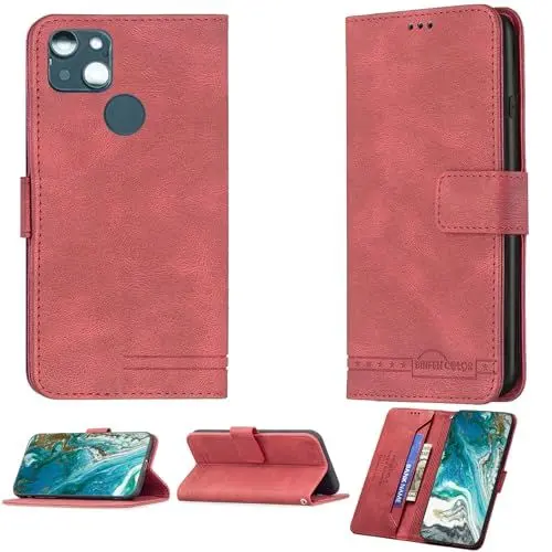 Produktbild: Aroepurt Logic L66 PRO hülle Kompatibel mit Logic L66 PRO Hülle Case Handyhülle Schutzhülle BF09 Red