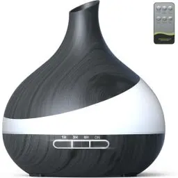 Produktbild: Aroma Diffuser, Upgrade 550 ml Diffuser Ätherische Öle, Aromatherapie-Diffuser Mit Fernbedienung 14 Farben LED 4 Timer Einstellung automatischer Abschaltfunktion