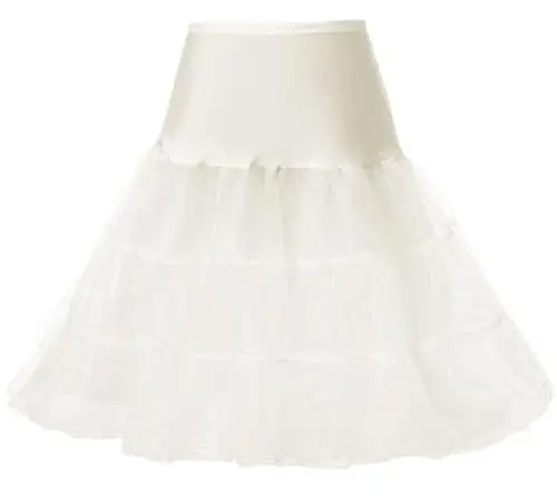 Produktbild: AromaHua 50er Jahre Unterrock Petticoat Retro Kleid Tutu 1950s Petticoat Krinoline Kleid Hoopless Petticoat Skirt Crinoline