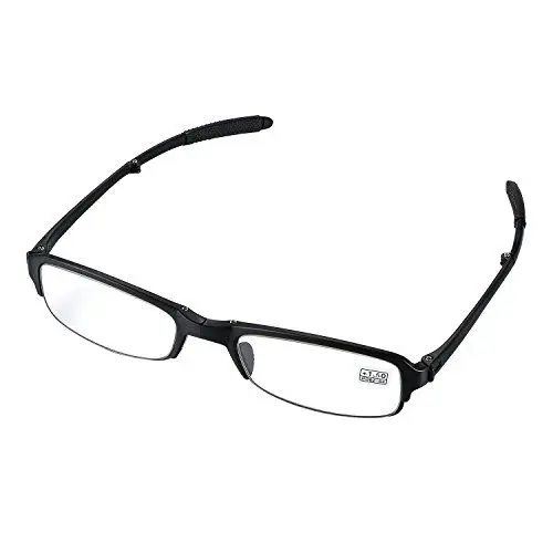 Produktbild: Aroncent Herren Damen Lesebrille Lesehilfe: Lesebrille schwarz in verschiedenen Stärken Lesehilfe Sehhilfe Augenoptik Halbrand Halbrandbrille Brille +1.5