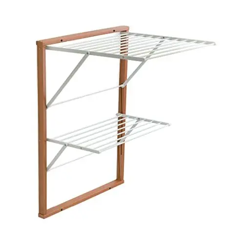 Produktbild: Arredamenti Italia Wandmontierter Kleiderständer, Holz, Kirsche, APERTO:P63 x L69 x H80 cm, CHI.: P3 x L69 x H95 cm