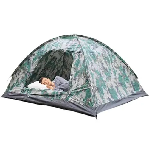 Produktbild: Arrovarp Einzelzelt,1-Personen-Rucksackzelt | Tragbare einlagige Schlafzelte für Reisen,Kompaktes Outdoor-Zelt, einfacher Aufbau für Camping, Wandern, Reisen, Picknicks, Bergsteigen