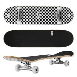 Produktbild: ARROW BOARD Standard-Skateboards für Kinder, Anfänger, 31 x 8 Zoll, kanadisches Ahornholz, Double Kick Concave-Deck | Profi-Trucks | Skateboard für Cruising und Tricks(Klassisch)