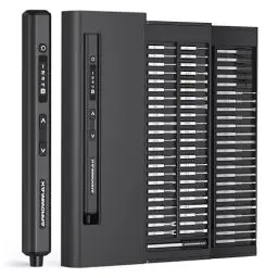 Produktbild: ARROWMAX Electric Schraubendreher, 74 in 1 Mini -Leistungsschraubendreher mit 70 magnetischen Bits, 5 Drehmomentmodi, wiederaufladbare kleine Kabelschraubendreher für Telefon (SES Ultra) schwarz