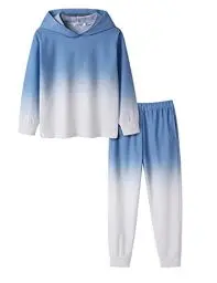 Produktbild: Arshiner Mädchen Bekleidungssets Batik Kinder Hoodie mit Hose Set Leichtgewicht Freizeit Trainingsanzug Mode Kleidung Set für Mädchen 7-8 Jahre