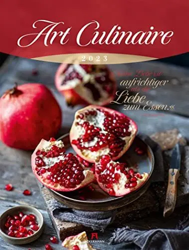 Produktbild: Art Culinaire Kalender 2023, Wandkalender mit Zitaten im Hochformat (50x66 cm) - Lifestyle-Kalender für Küche und kulinarische Gourmets