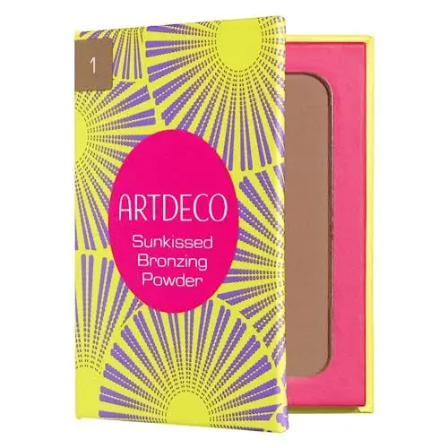 Produktbild: ARTDECO Sunkissed Bronzing Powder – Zart gebräunter Teint & natürliche Ausstrahlung – Kompaktpuder mit seidiger Textur – 1 Stück
