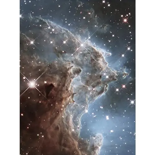 Produktbild: Artery8 Hubble Space Telescope Image NGC 2174 Infrared Light Portrait Starbirth Region Monkey Head Nebula Cosmic Bright Stars Dark Dust Clouds Glowing Gas Unframed Art Print Poster 12x16 inch