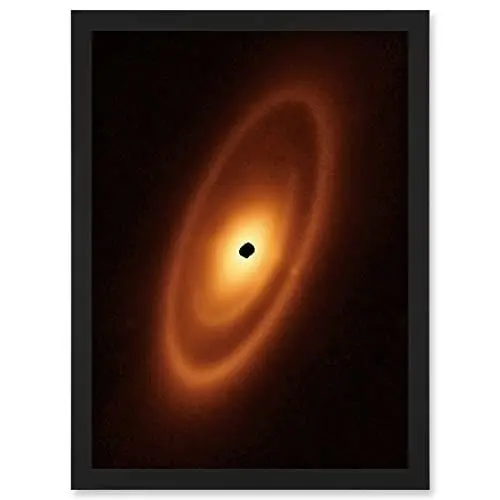 Produktbild: Artery8 NASA James Webb Telescope Fomalhaut Planetary System Artwork Framed Wall Art Print A4