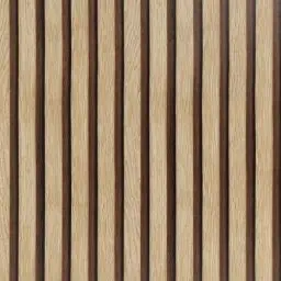 Produktbild: Arthome Klebefolie Modernes Akustikpaneele Holzwand Abziehen und Aufkleben Tapete Holzoptik Beige Braun PintWalls Selbstklebende Möbelfolie Vinyl Folie für Home 44cmx6m Backsplash Papier