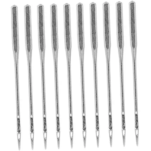 Produktbild: ARTIBETTER 10stücke Metall Nadeln Für Nähmaschinen Verschleißfeste Nähmaschinennadeln Robuste Nägel Nähmaschinenzubehör Nadeln Mit Seitlicher Öffnung Haushaltsnadeln Stopfnähnadeln