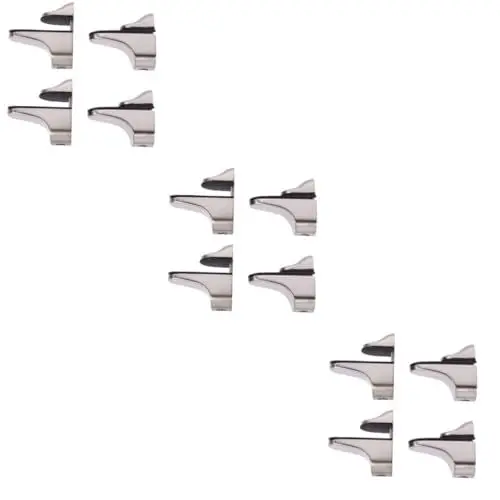 Produktbild: ARTIBETTER 12 Stk Glasclip Halterung Für Handlauf Verstellbare Einlegeböden Verstellbare Regalhalterungen Handlaufhalterung Regalhalteklemme Verstellbarer Ständer Einstellbar Zinklegierung