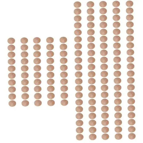 Produktbild: ARTIBETTER 150 Stück Möbelstecker Knopfstecker Ahorn Hartholz Kopfstecker Möbelknopf Abdeckung Schrankdekor Möbelschrauben Möbelknöpfe Dekorativer Treppenstecker Stuhlstecker Aus