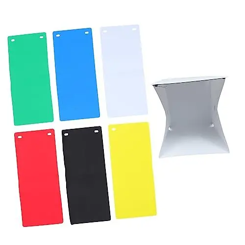Produktbild: ARTIBETTER 1 Satz Mini-Studio Faltbares Lichtzelt für Fotografie karpas der Fotostick LED-Licht Mini-Schießzelt Foto-Hintergrundbrett festzelt Mini Fotostudio Foto-Requisite Polyester Weiß