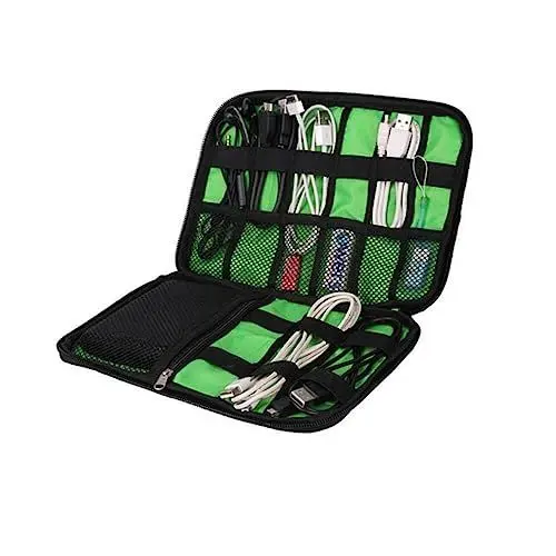Produktbild: Artibetter Reise-Organizer-Tasche Für Wichtige Elektronikartikel Aufbewahrungstasche Für USB-Kabel 2 Abschnitte Für Digitale Reisetasche