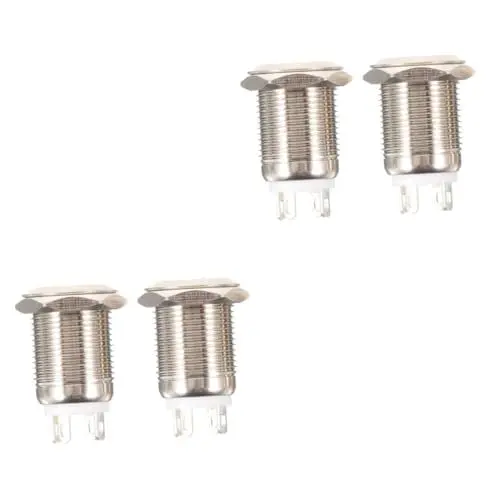 Produktbild: ARTIBETTER 2 Sätze Einfach Zu Installierender Kabelgebundener Türklingelknopf-austausch Ersatzteile Für Türklingeln Knopf Für Türklingel Metallknopf Knopf Für Glockenspiel 2 Stück * 2