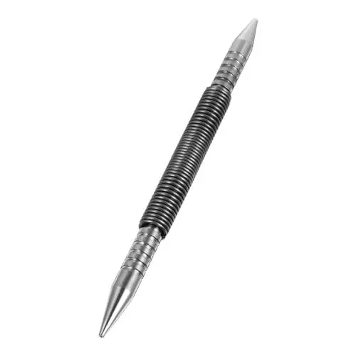 Produktbild: ARTIBETTER 2st Frühlingspunsch Durchschlag Zum Entfernen Von Scharnierstiften Nagelsetzer Nagelstanze Federnagel Fenstergriff Schwarz Nagelsetzwerkzeug Markanter Schlag Silver Stahl