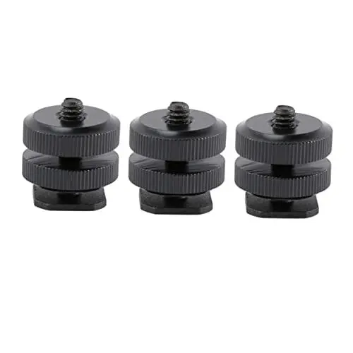 Produktbild: ARTIBETTER Stabiler Stativadapter Mit Blitzschuh 3-teiliges Camcorder-Setup Mit 1/4-zoll-schraube