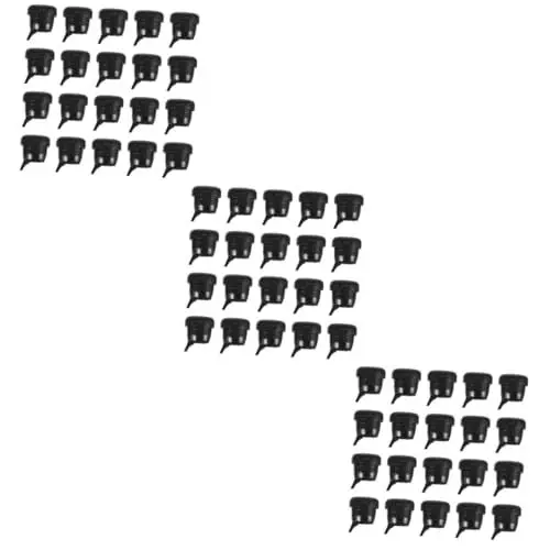 Produktbild: ARTIBETTER 3 Sätze Netzkabelschnalle Kabel Verbinder Kleine Kabelverschraubungen Drahtspleiß Drahtbinderücken Kabelschutz Kabelstecker Hindurchführen Kabelanschluss Nylon Black 20 Stück * 3