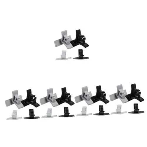 Produktbild: ARTIBETTER 5 Sätze Kabelmanager Drahtbinderücken Cable Clips Gerätekabel-organizer Kabelwickler Für Die Küche Kabelorganisatoren Für Kabel Kabelhalter Für Geräte Kieselgel 4 Stück * 5
