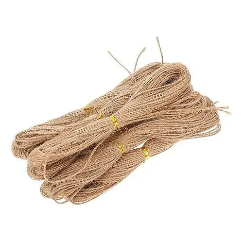 Produktbild: ARTIBETTER 6st Hanfseil DIY Bastelseil Handgemachte Etiketten Geschenkverpackungsschnur Geschenkverpackungsseil Wickelseil Seil Für DIY Makramee-jutegarn Verpackung Juteseil Light Brown