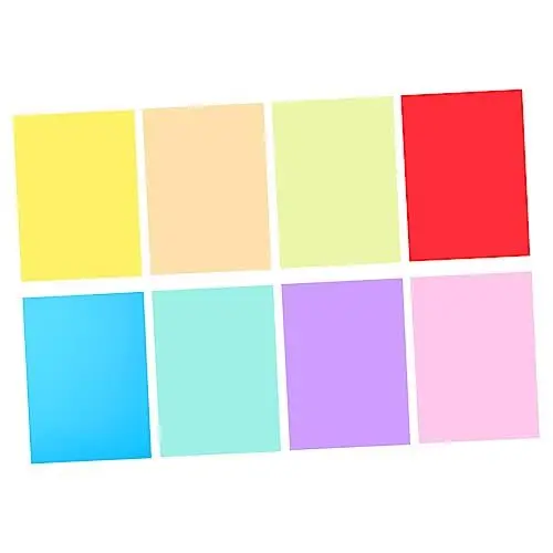 Produktbild: ARTIBETTER 8 Stück Bunte Dünne PVC-Filme Pp Zum Lesen Für Jedes Alter Zufällige Farbe