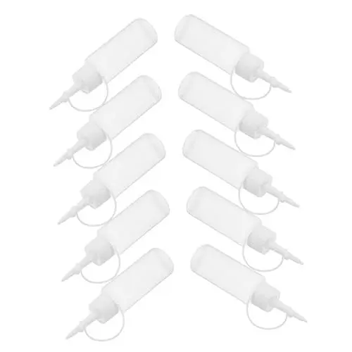 Produktbild: ARTIBETTER Plastikkleberflasche werkzeugkasten Flasche Maschinenöl Nadelkleber-Quetschflasche Farbspritzflaschen Squeeze-Flaschen für die Küche Saucenflaschen quetschen Sirupspender Ldpe Weiß