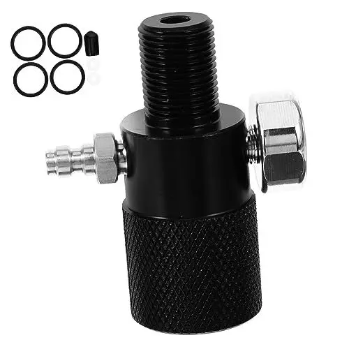 Produktbild: ARTIBETTER Adapter Für Co2-regler Soda-maker-ventil Nachfüllzubehör 40 Mpa Schnellanschluss Robuste Aluminiumlegierung Mit Manometer