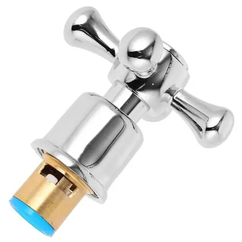 Produktbild: ARTIBETTER Wasserhahn-Knopfgriff Wasserhahn-Handrad 1/2 Zoll Wasserhahn-Wasserhahn-Knopf-Griffversorgung Dusch- Und Waschbecken-Wasserhahngriff Wasserhahngriffe Ersatz-Wasserhahngriff