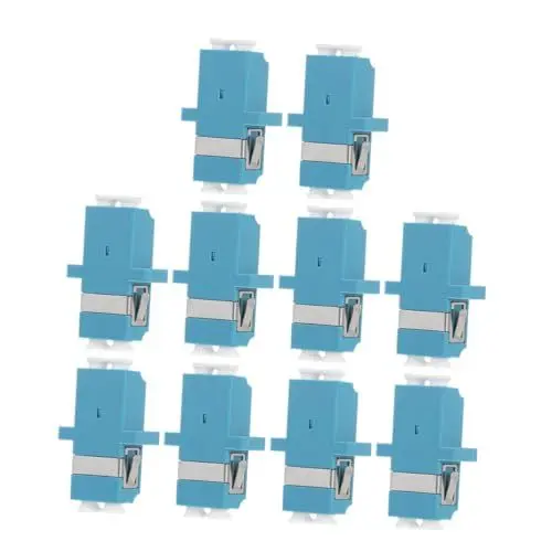 Produktbild: Artibetter Glasfaser-koppler-adapter-set 10 Stück Singlemode Simplex Geringe Einfügungsdämpfung Hängend Oder Für Die Panelmontage