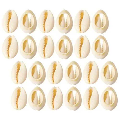Produktbild: Artibetter 150 Stück Muschelvase Glatte Materialien Offener Kauri-Rückendekor Meeresherstellung für Anhänger Handgefertigte Muscheln Naturhandwerk Perlen Stil Heimdekoration –