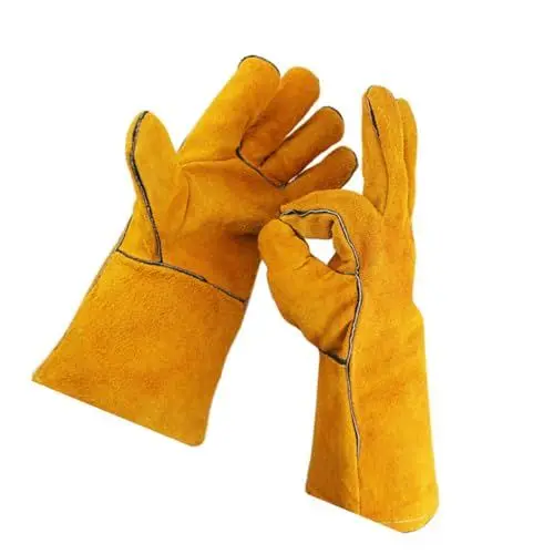 Produktbild: Artibetter 1 Paar Stichfeste Handschuhe Atmungsaktive Gartenhandschuhe Rosa Handschuhe - Handschuhe Schutz Gartenhandschuh Arbeitshandschuhe Handschuhe Für Mechanische Bedienung Yellow
