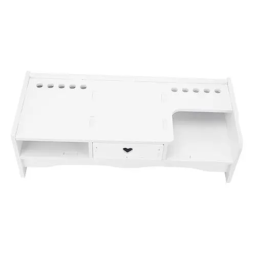 Produktbild: Artibetter Büro-monitorständer Computer-bildschirmhalter Erhöhter Schreibtischständer Lagerregal Haltung 1-teiliger Hals Schubladentyp Für Zuhause/büro