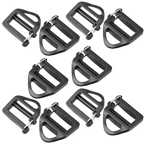 Produktbild: Artibetter 20Pcs Kunststoff Schnallen Flache Seite Release Schnallen Gurtband Riemen Band Teller für DIY Machen Gepäck Gurt Rucksack Reparatur Werkzeuge