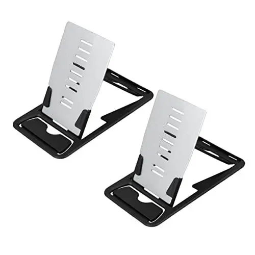 Produktbild: Artibetter Telefon- Und Tablet- Aus Aluminiumlegierung 2er-Pack Faltbares Design Für Perfekt Für Zuhause Büro Und Reisen