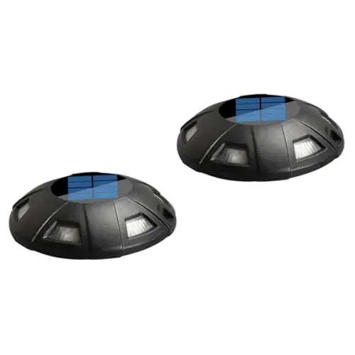 Produktbild: Artibetter 2 Stk Solardeckleuchten LED-Terrassenbeleuchtung draussen solar gartenbeleuchtung gartenlampe solar solarleuchten für außen Decklicht Boden vergrabenes Licht Aluminiumlegierung