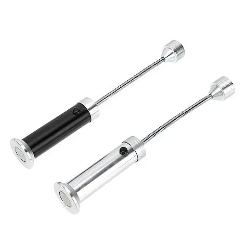 Produktbild: Artibetter 2 Stück 9 LED Grilllicht Magnetische Taschenlampe Outdoor Grilllampe Flexible LED Taschenlampe Flexible Hals Taschenlampe LED Grilllampe Biegbare Taschenlampe