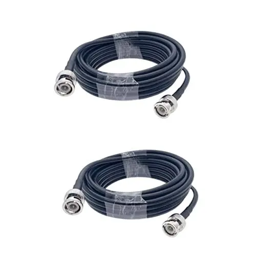 Produktbild: Artibetter 2 Stück Bnc Koaxialkabel Für Öffentliche Leitungen Rg58 Bnc Kabel Bnc Stecker Auf Stecker Kabel Catv Draht Rg58 Audiokabel Rg58 Kabel Draht Rg58 Cctv Kabel Bnc Stecker