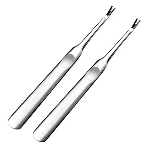 Produktbild: 2 Stück Nagelhautschneider Metall Nagelhautschieber Entferner abgestorbene Haut Trimmer Nail Art Werkzeugzubehör