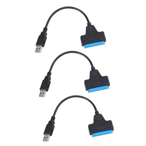 Produktbild: Artibetter 3St Datenkabel usb adapterkabel datenleitung Hard drive data cable Hard drive adapter cable Phone hard drive cable USB 3.0 Mikrokabel Externes Festplattenkabel USB-B-Kabel