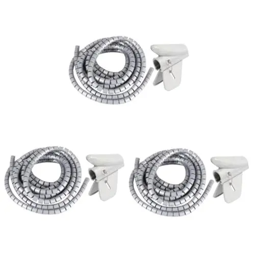 Produktbild: Artibetter 3St Flexibler Kabelorganisator Spiral- Draht spiralförmiges Wickelband c-Kabel Kabelschlauch Kabelschutz Kabelaufwickler Rechner Veranstalter Stromkabel Gehäuse Kabelmanager