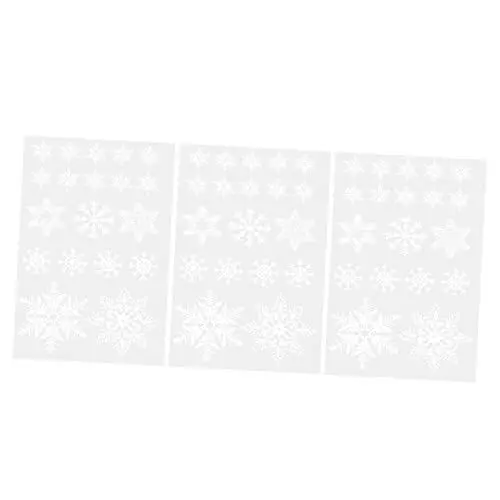 Produktbild: Artibetter 3 Blätter Fensteraufkleber Im Schnee Vinyl-aufkleber Mit Schneeflocken Weihnachtsfensterbild Schneeflockenfenster Haften Weihnachtsfenster Haftet Weihnachten Combo-platte Pvc Weiß