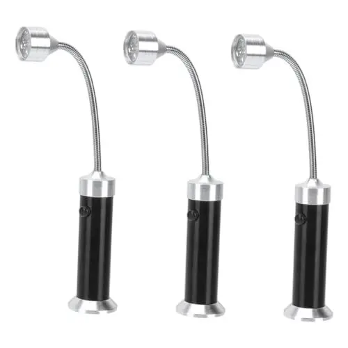 Produktbild: Artibetter 3 Stück 9Led Grilllicht Grilllampe Multifunktions LED Lampe Grilllicht Außentaschenlampe Multifunktions LED Schlauchlampe Biegbarer Schlauch Taschenlampe Biegbarer Schlauchlampe