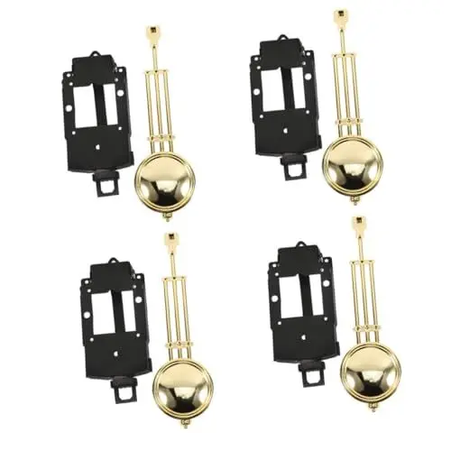 Produktbild: Artibetter 4 Sätze Rocker Pendeluhr Reparatur Wanduhr Zubehör Uhrpendel klassisch Uhr reparieren Zubehör Uhrwerksmechanismus hängende Pendeluhr Uhrenteile Pendel für Wanduhr Wandpendeluhr Abs
