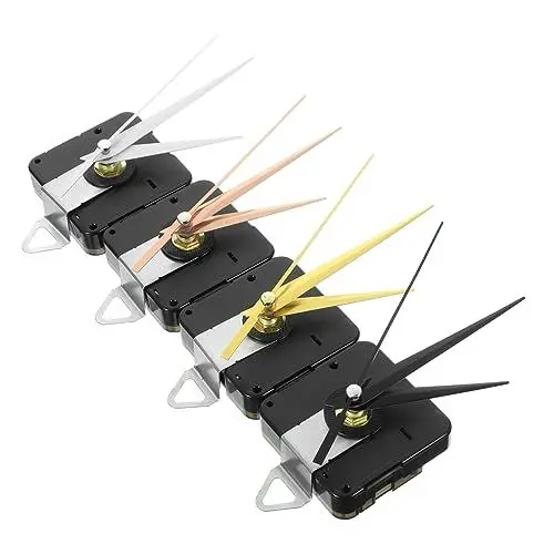 Produktbild: Artibetter 4sätze DIY Uhrwerk Geräuschloser Mechanismus Für Wanduhr Teiliges Ersatzkit Für Kreative Projekte Langen Achse Für Individuelle Uhrenprojekte Und Reparaturen