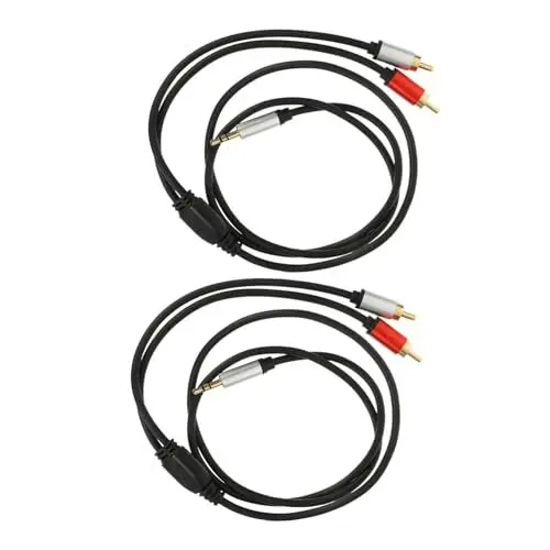 Produktbild: Artibetter 4 Stück Audio Line Audiokabel Für Lautsprecher Stereo Y Adapterkabel Anschlüsse Audiokabel Y Adapter Soundbox Lautsprecher Computer Lautsprecher Stereo Lautsprecher