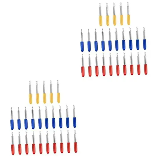 Produktbild: Artibetter 50 Stück 30 45 Schneideplotter Schneidematte Beschriftungsklinge Schneidmesser Gravurmesser Verbrauchsmaterial Universal-