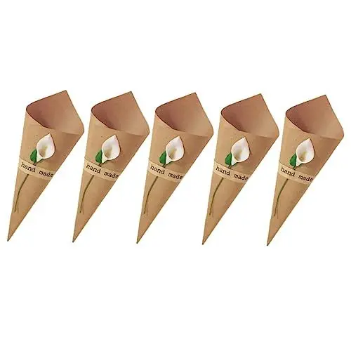 Produktbild: Artibetter 50 Stück Verpackung Bonbonpapier Hochzeits-Geschenkpapier Hochzeitsblumen Blumenstrauß Geschenkpapier Diy-Geschenkpapier Blumen-Geschenkpapier Streublumen Geschenkbuffet