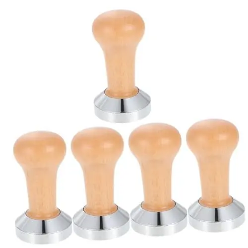 Produktbild: Artibetter 5 STK Kaffeestampfer kaffeebohnen Espressodruck Kaffeepulverpresse mit Sockel Kaffeesatz professionelles Werkzeug zur Kaffeezubereitung Kaffee-Stopfwerkzeuge mit Basis